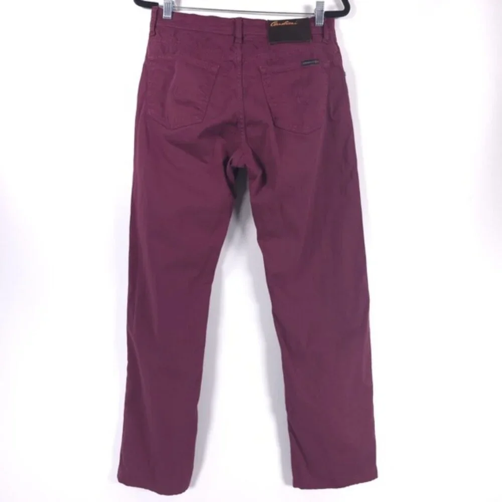CORNELIANI ID LUXURY DENIM ITALY🇮🇹MADE y5p 7214JT4 00 Pants Burgundy‎ Size 34